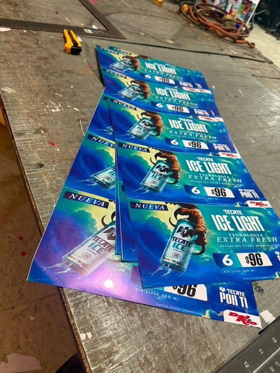 Impresión de gran volumen para distribución en puntos de venta